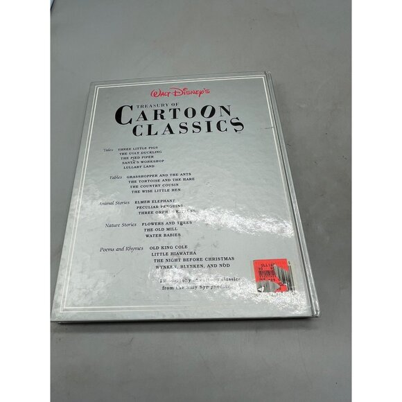 Wat Disney's treasury of cartoon classics hardcover book 1981English READ - Picture 4 of 4